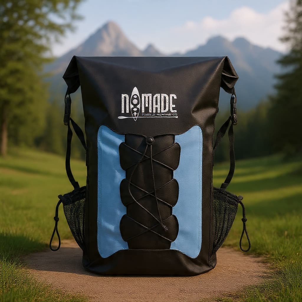 Mochila Viaje Celeste — Nómade Sports